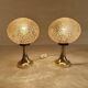 Pair Vintage Space Age table lamps, 1970s,