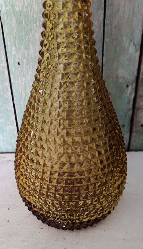 Bottle / carafe italian empoli amber