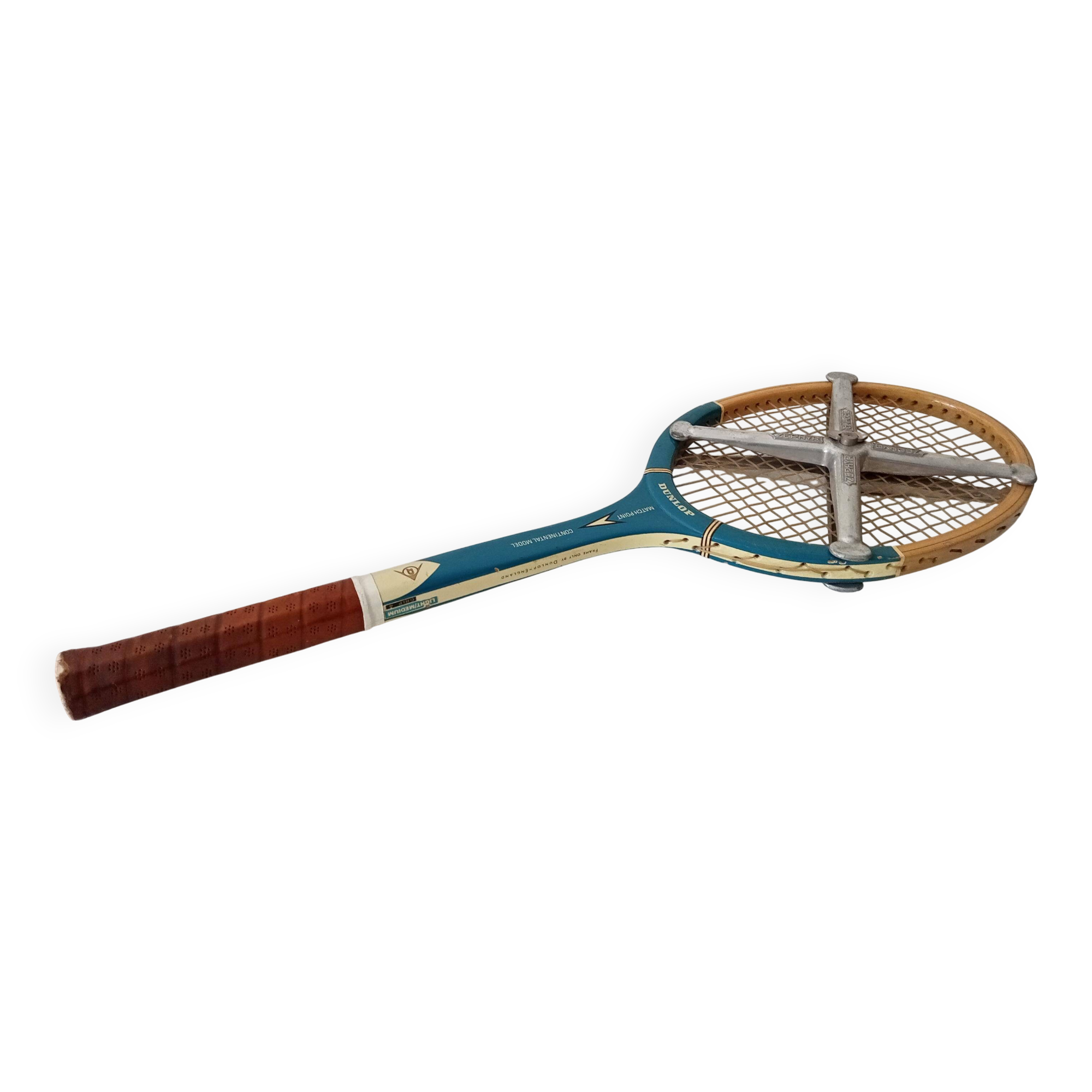 Dunlop Match Point Continental Vintage Wooden Tennis Racket