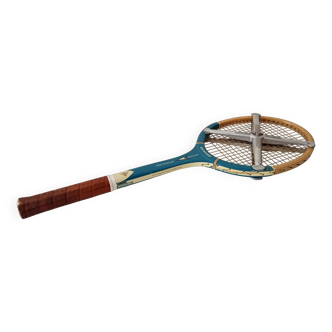 Raquette de tennis vintage en bois Dunlop Match point Continental