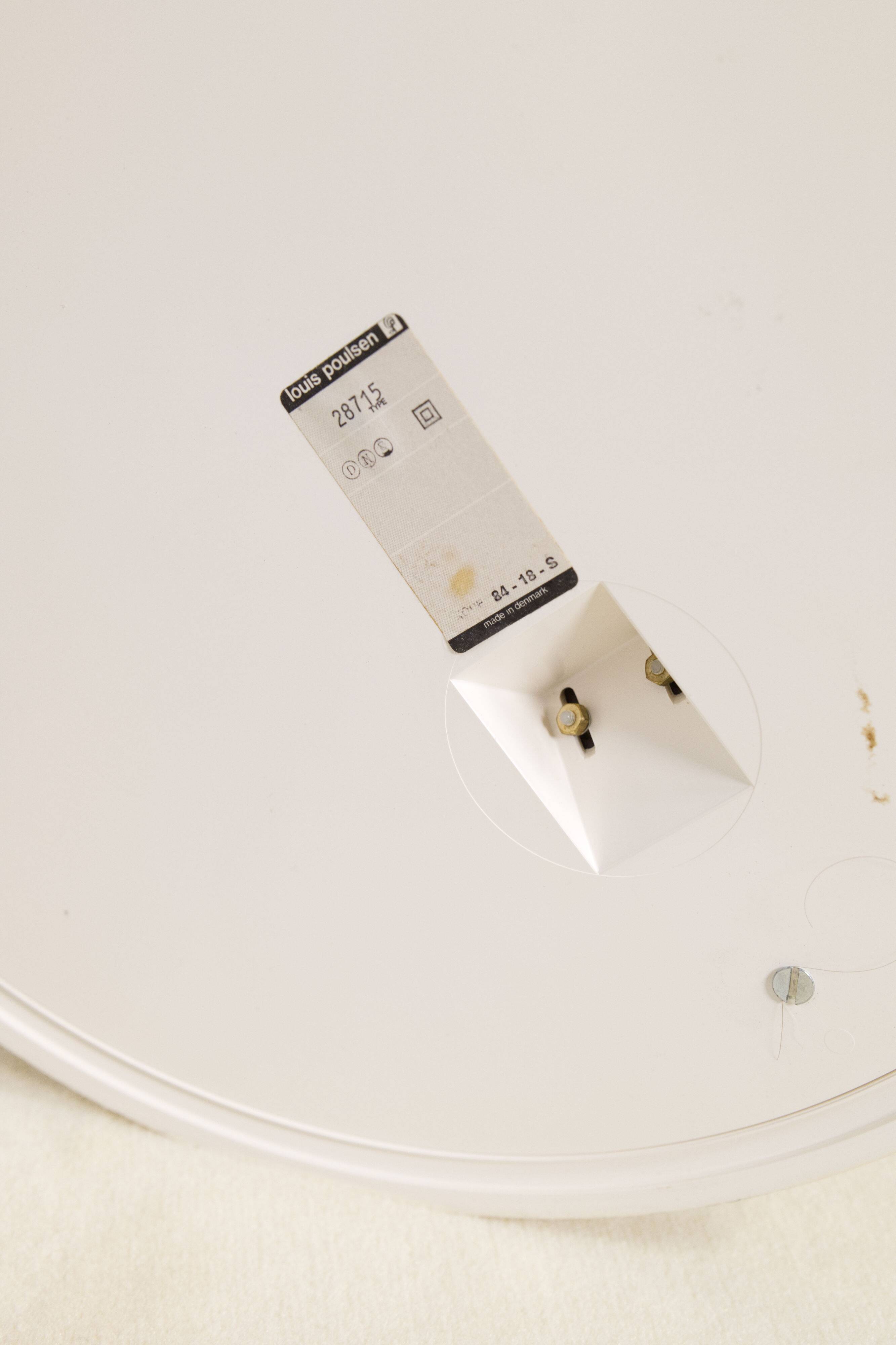 Lampadaire vintage Panthella de Verner Panton, Louis Poulsen, 1984