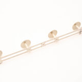 Coat rack in white metal