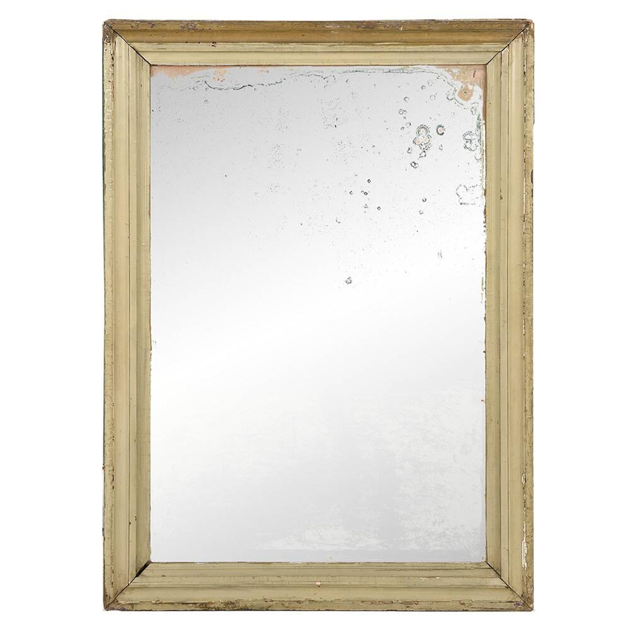 Miroir à encadrement en bois massif