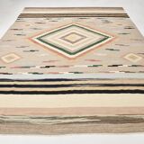 9x13 Large Area Rug, Madalion Design Oversize Kilim Rug, 284x378Cm