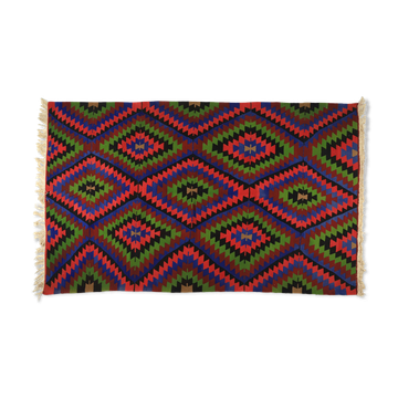 Anatolian handmade kilim rug 316 cm x 183 cm