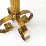 Scandinavian brass candle holder Ivar Ålenius Björk for Ystal Metall 1960