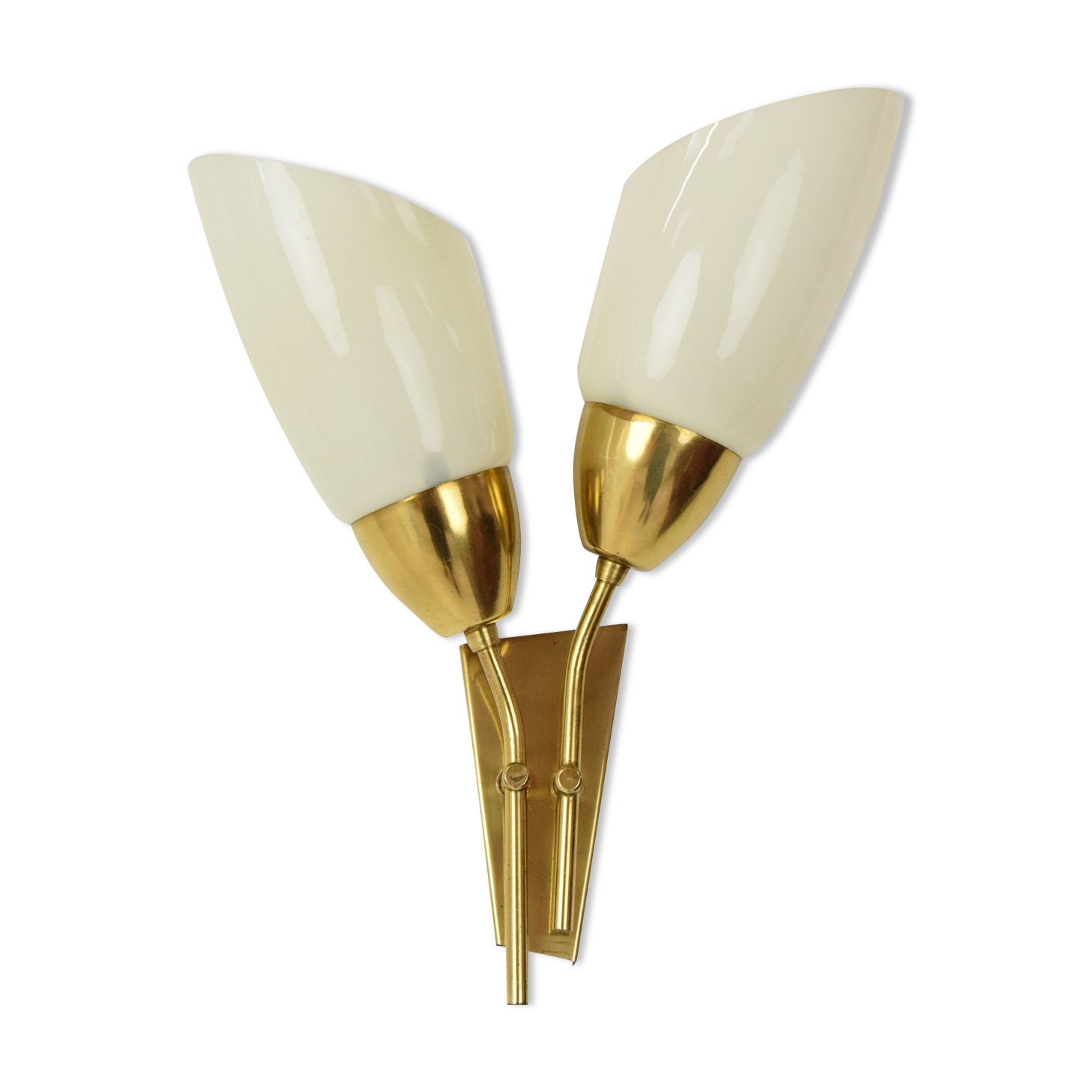 Mid-century Brass Wall Lamp/Kamenicky Senov,1970'