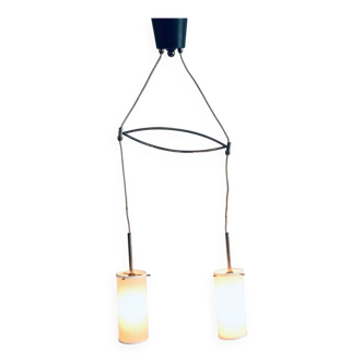 Double Pendant Lamp from Rotaflex, 1950s