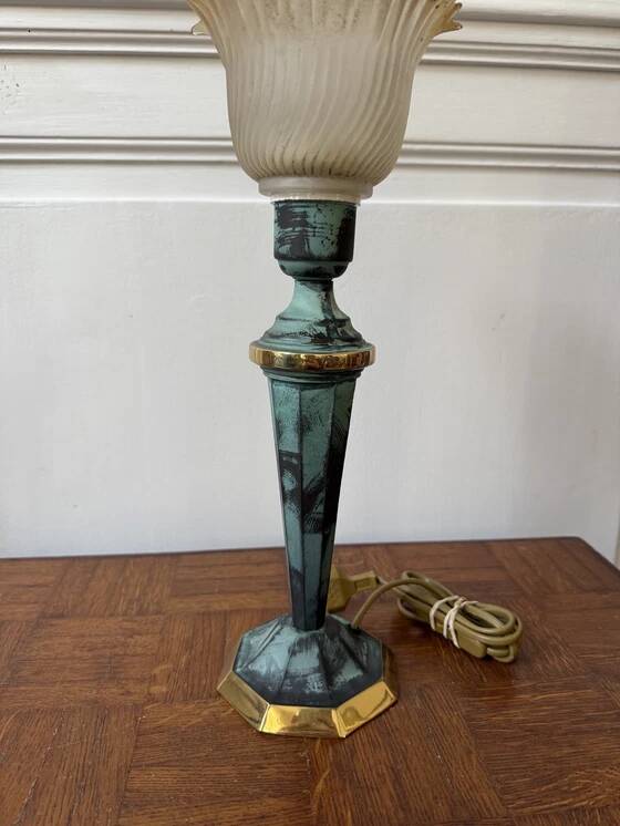 Art Deco Tulip Lamp