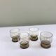 Verres ambrés vintage