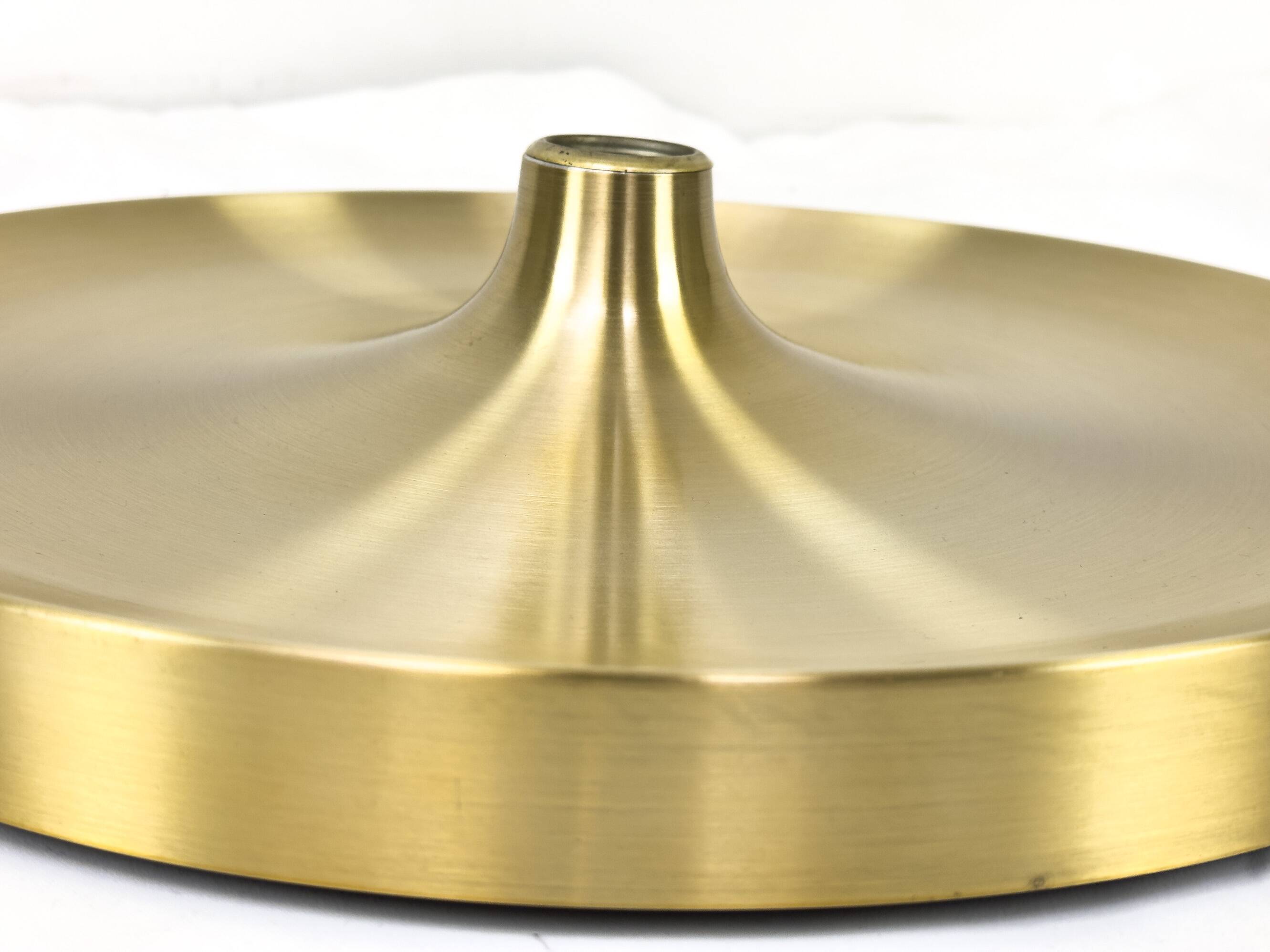 Space Age Brass Wall Sconce from Honsel, 1960s