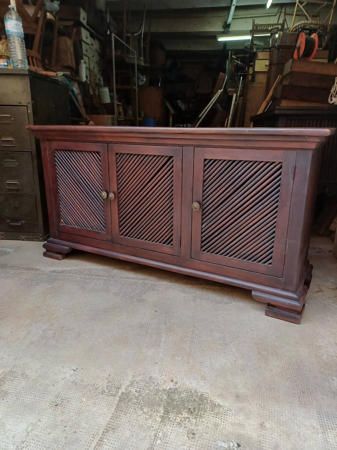 African living room furniture, handcrafted in Ivory Coast, made of solid wood