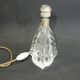 Blown crystal glass lamp/1950/vintage