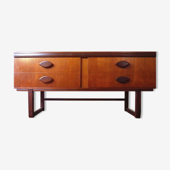 Enfilade scandinave en teck années 60