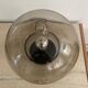 Champignon / plafonnier vintage en verre fumé