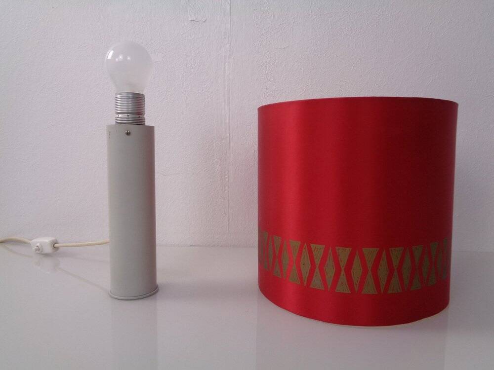 Minimalist table lamp in aluminium, Germany, 1960s
