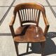 1951 red cedar office armchair