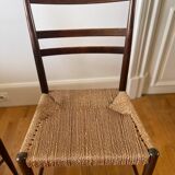 Pair of rope chairs "Gracell" by Yngve Ekstrom for Gemla, 1950s