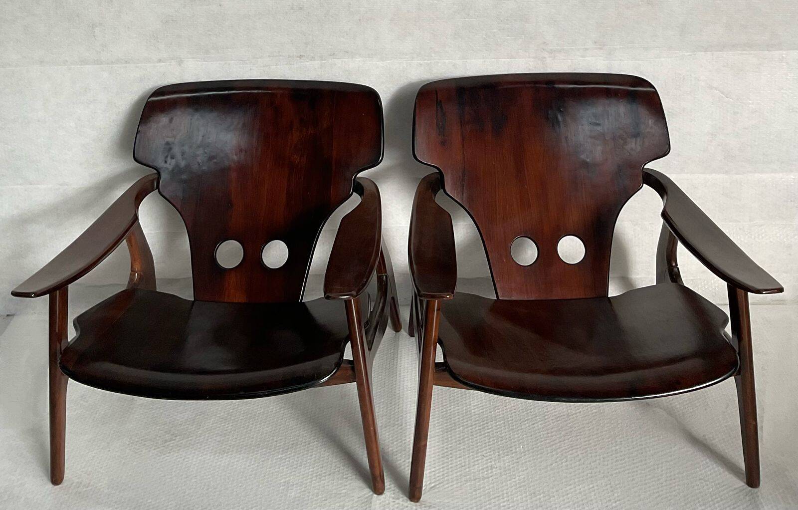 Paire de fauteuils Diz, Sergio Rodrigues