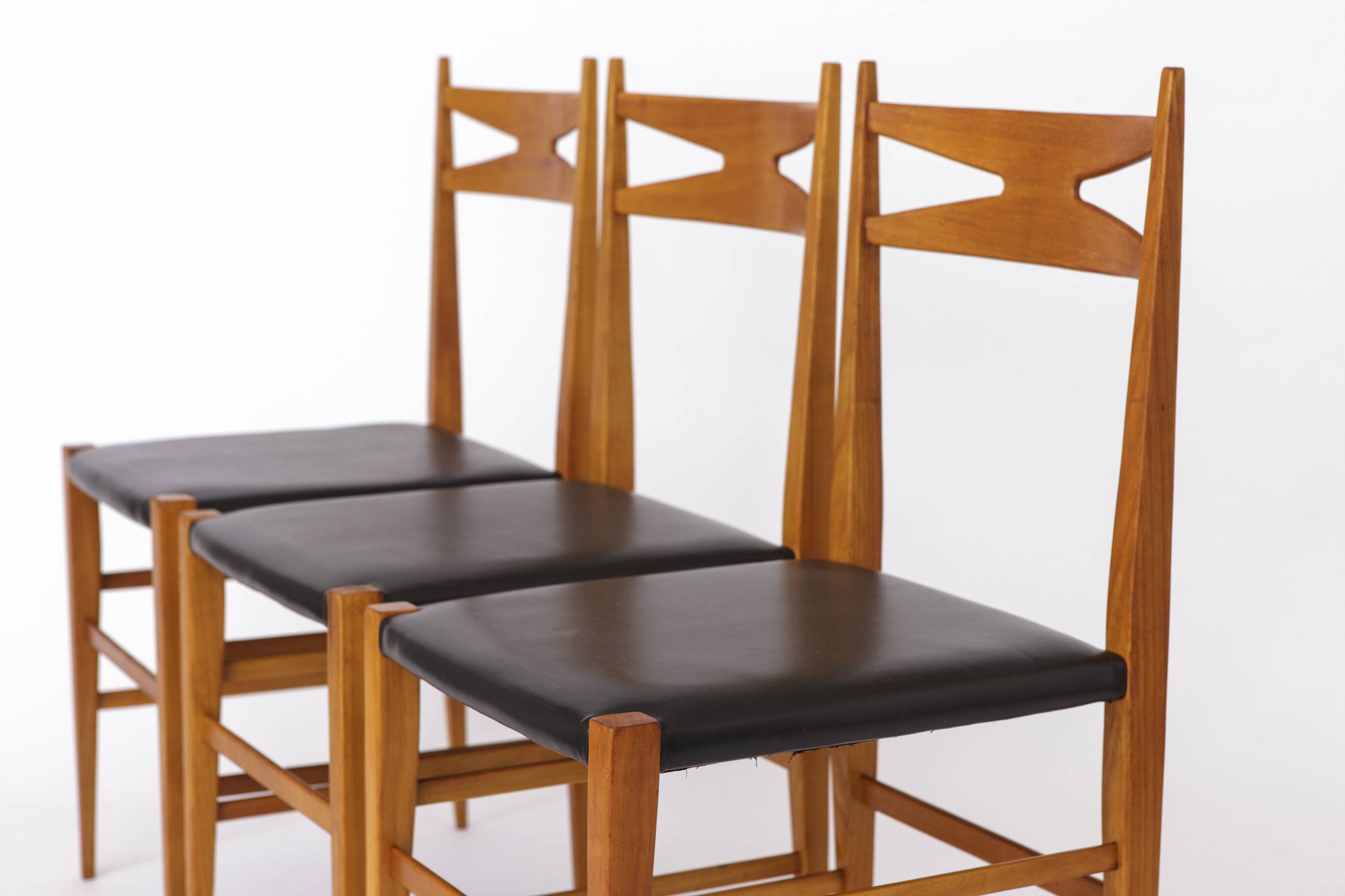 3 Vintage Dining Chairs 1970s - German Design