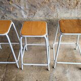 Vintage school industrial stool