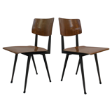 Set of four school chairs, Marko Holland  1960