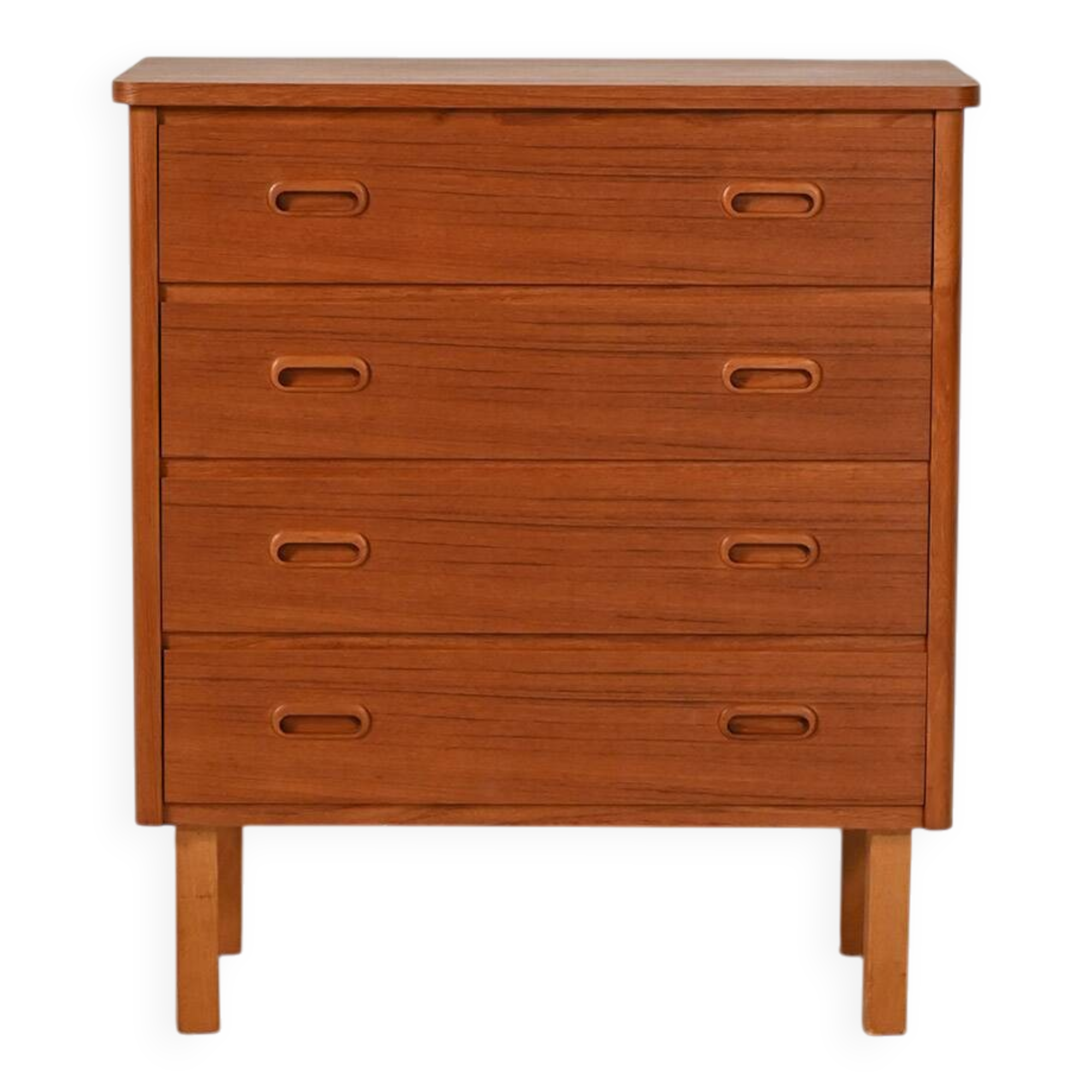 Scandinavian teak chest of drawers, 1960s
