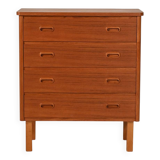 Scandinavian teak chest of drawers, 1960s
