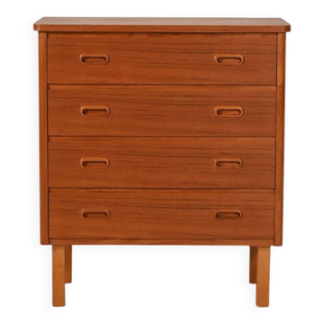 Commode scandinave en teck, années 1960