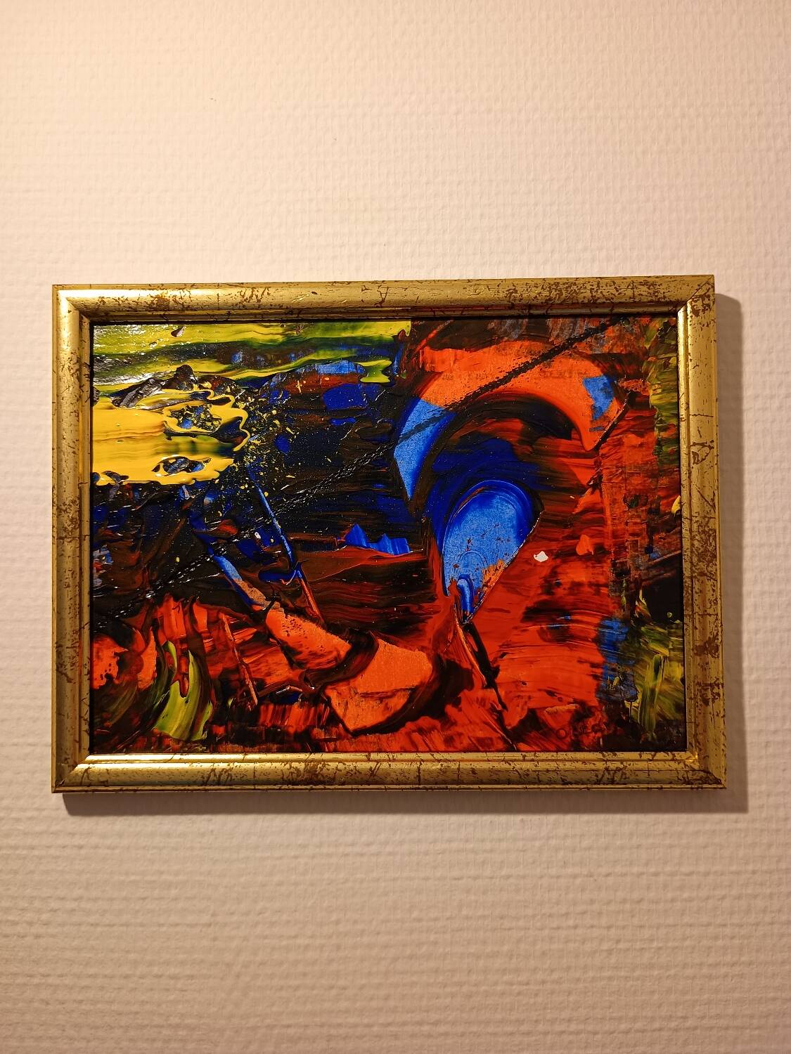 Small abstract painting