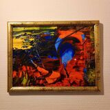 Small abstract painting