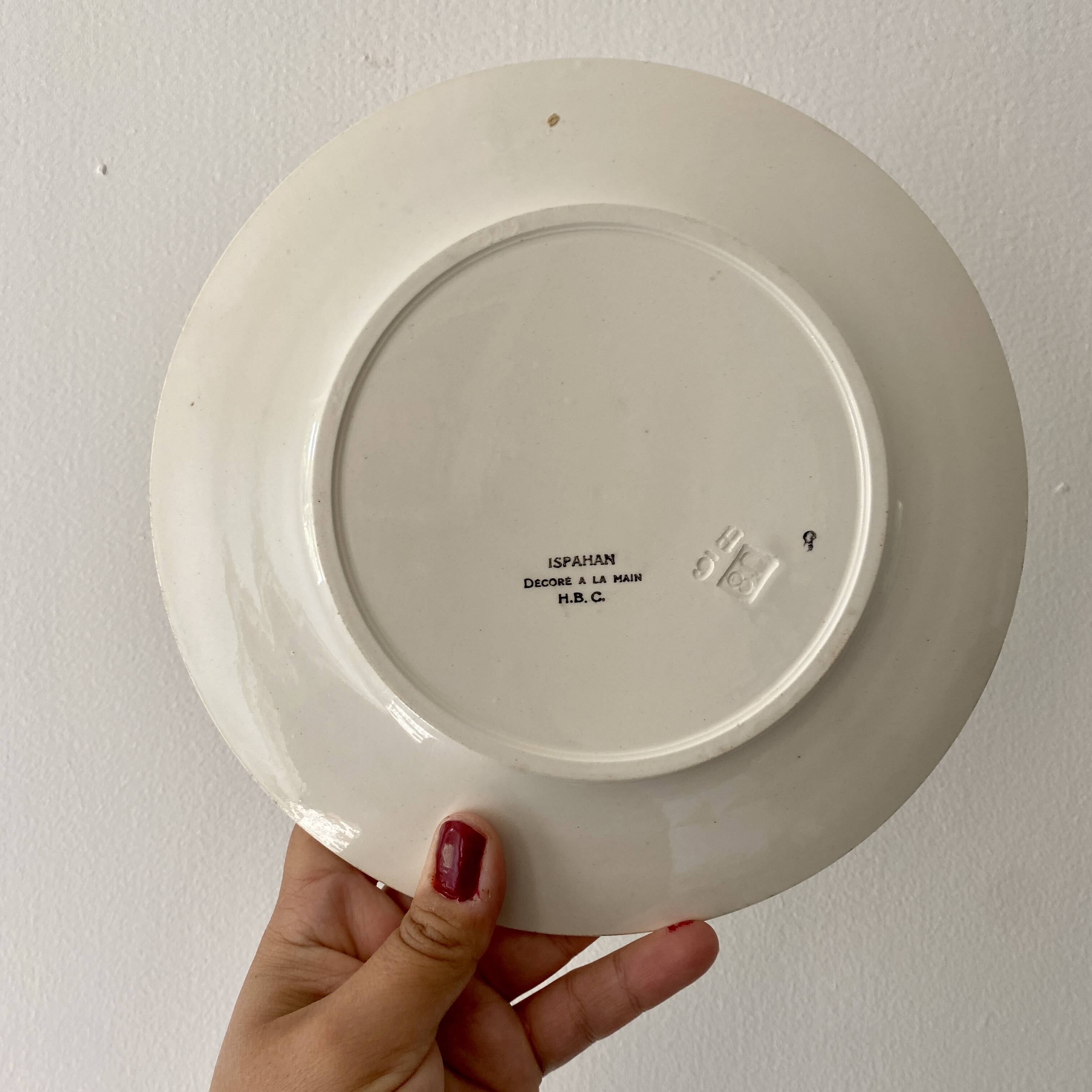 Set of 10 mismatched vintage dessert plates