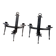 Wrought iron candle holders 1900 brutalist sconces