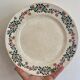 Set of 8 flat plates vintage model Cécile de HBCM