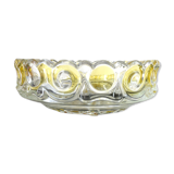 Yellow crystal bowl