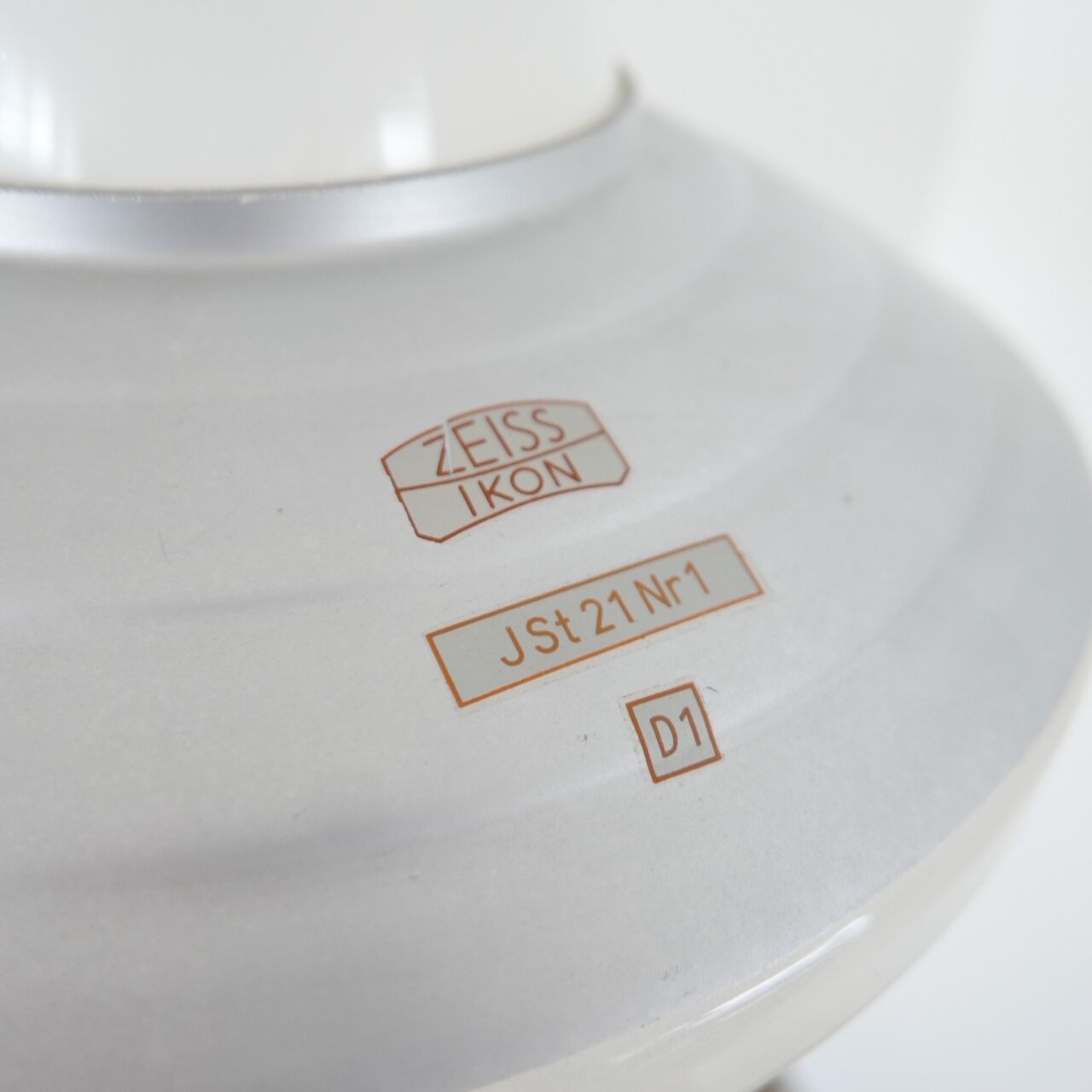 German Zeiss Ikon Two Tone Glass Mirrored Pendant