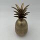 Pair of "Pineapple" Ice Buckets in Brass, in the Style of Mauro Manetti, A