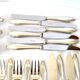 30-piece modernist silver-plated table cutlery set DEETJEN