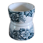 Diabolo egg cup Terre de Fer blue flowers