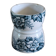 Diabolo egg cup Terre de Fer blue flowers