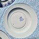 Set of 4 old hollow plates vieillard bordeaux model moustiers