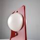 Red Acrylic Area Type Table Lamp by Neal Small, 1960s