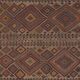 Vintage Turkish kilim, handwoven, 175x203 cm.