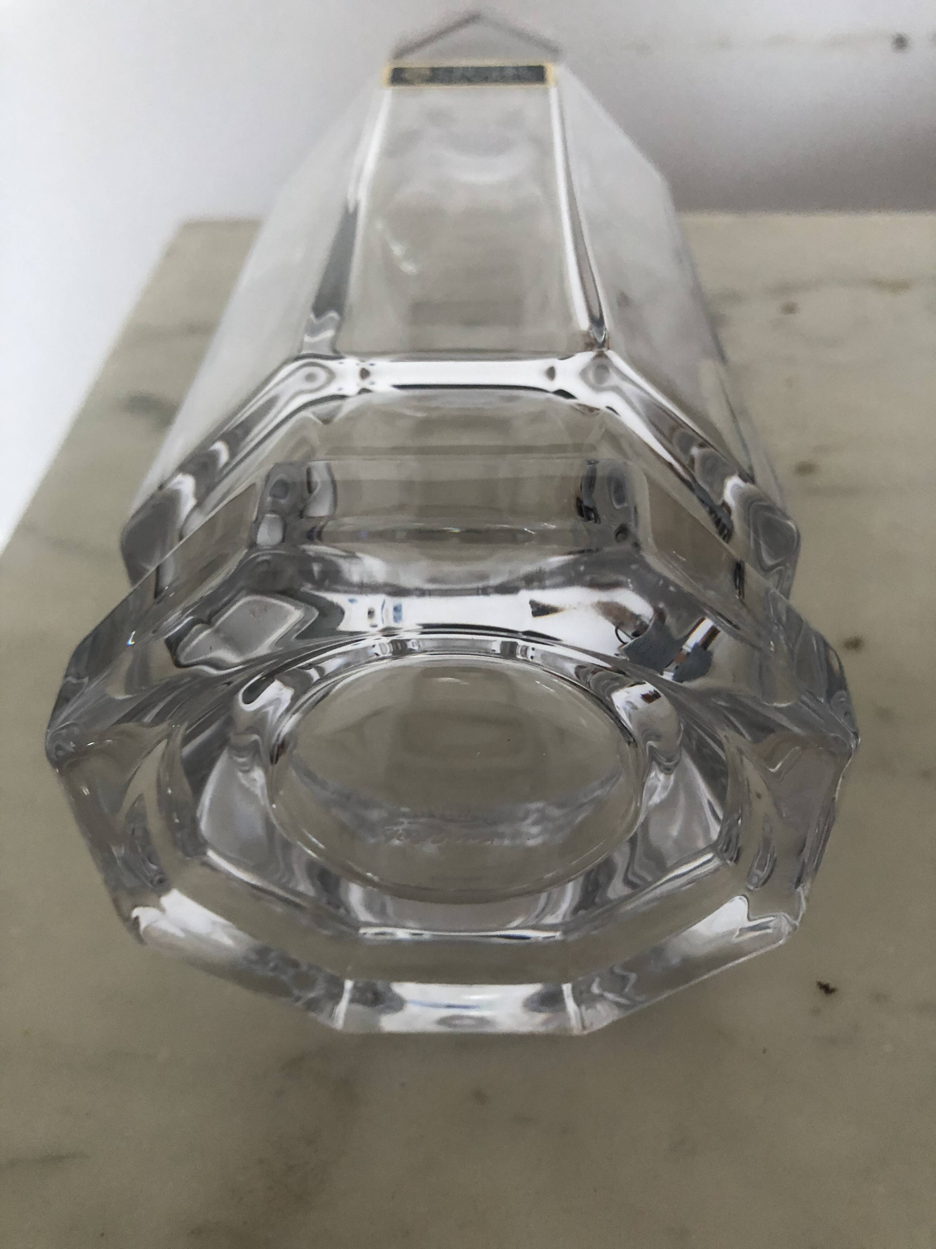 Baccarat crystal carafe
