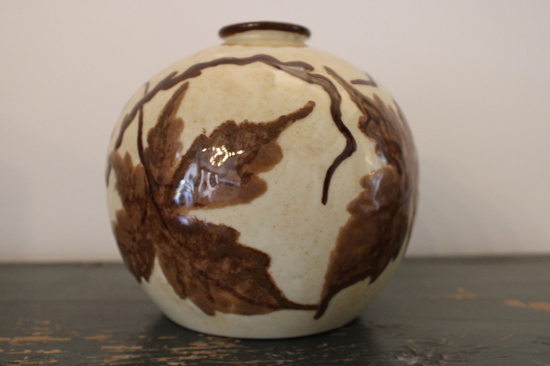 Camille Tharaud porcelain ball vase