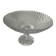 Large glass bowl on foot