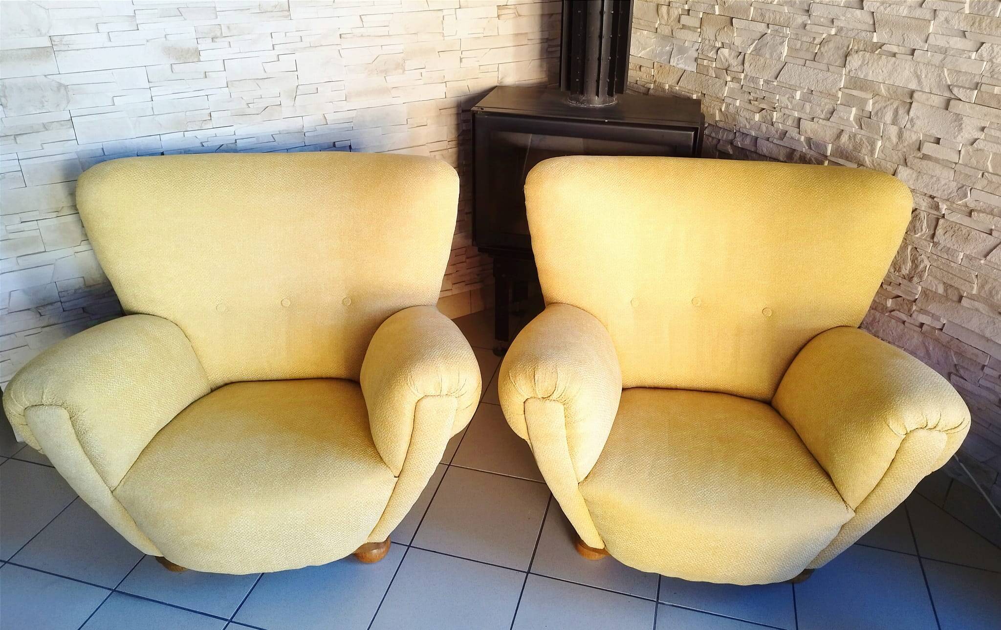 Armchairs Czehoslovakia, 1960s, Set of 2