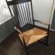 Vintage Scandinavian J16 rocking chair by Hans J. Wegner for FDB