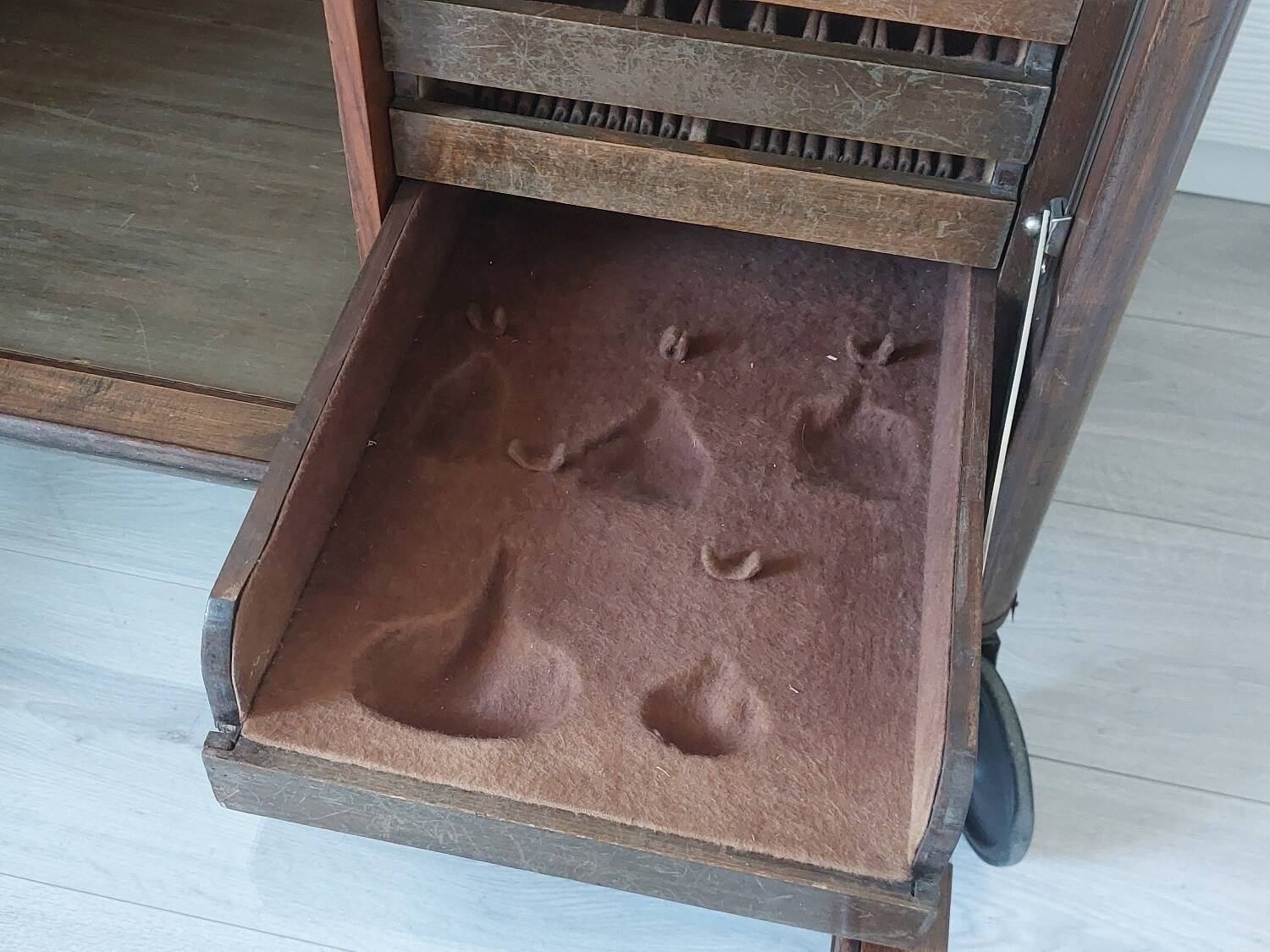 Art Deco trolley serving cart