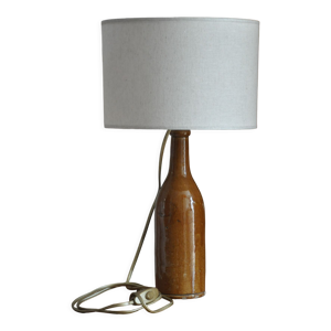 Lampe bouteille grès